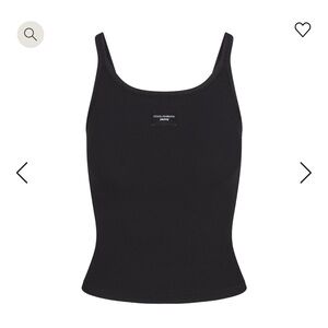 Skims Dolce & Gabbana cotton rib tank onyx